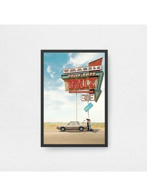 Drive-Away Dolls Film Posteri Çerçeveli Tablo Sinema Odası Duvar Dekoru