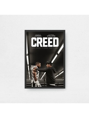 Creed Film Posteri Çerçeveli Tablo Sinema Odası Duvar Dekoru