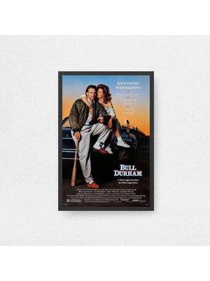 Bull Durham Film Posteri Çerçeveli Tablo Sinema Odası Duvar Dekoru