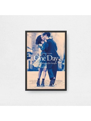 One Day Film Posteri Çerçeveli Tablo Sinema Odası Duvar Dekoru