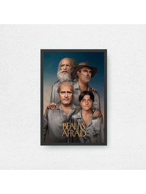 Beau Is Afraid Film Posteri Çerçeveli Tablo Sinema Odası Duvar Dekoru
