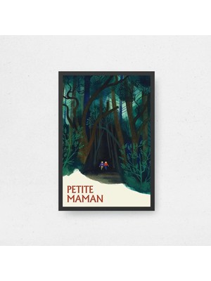 Petite Maman Tasarım 2 Film Posteri Çerçeveli Tablo Sinema Odası Duvar Dekoru