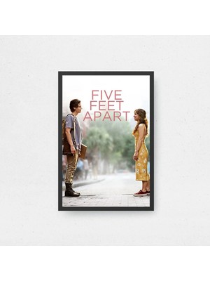 Five Feet Apart Tasarım 2 Film Posteri Çerçeveli Tablo Sinema Odası Duvar Dekoru