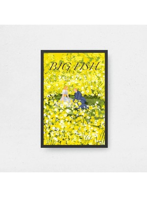 Big Fish Tasarım 2 Film Posteri Çerçeveli Tablo Sinema Odası Duvar Dekoru