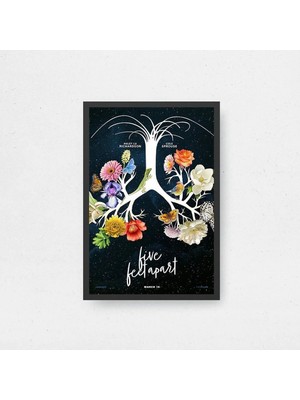 Five Feet Apart Film Posteri Çerçeveli Tablo Sinema Odası Duvar Dekoru