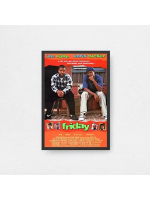 Friday Film Posteri Çerçeveli Tablo Sinema Odası Duvar Dekoru
