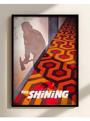 The Shining Tasarım 4 Film Posteri Çerçeveli Tablo Sinema Odası Duvar Dekoru