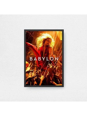 Babylon Film Posteri Çerçeveli Tablo Sinema Odası Duvar Dekoru