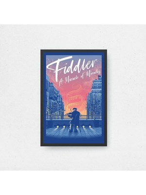Fiddler A Miracle Of Miracles Film Posteri Çerçeveli Tablo Sinema Odası Duvar Dekoru