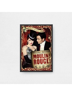 Moulin Rouge! Tasarım 2 Film Posteri Çerçeveli Tablo Sinema Odası Duvar Dekoru