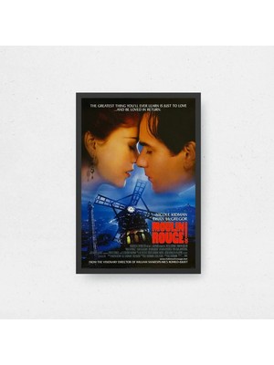 Moulin Rouge! Tasarım 3 Film Posteri Çerçeveli Tablo Sinema Odası Duvar Dekoru