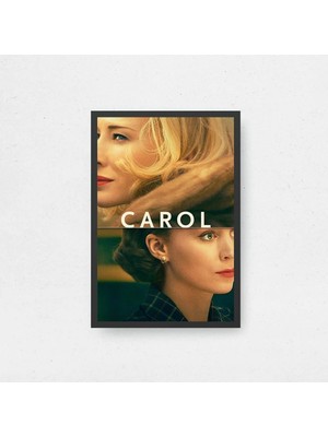 Carol Film Posteri Çerçeveli Tablo Sinema Odası Duvar Dekoru