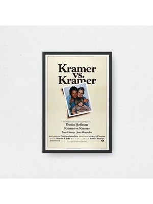 Kramer Vs. Kramer Film Posteri Çerçeveli Tablo Sinema Odası Duvar Dekoru