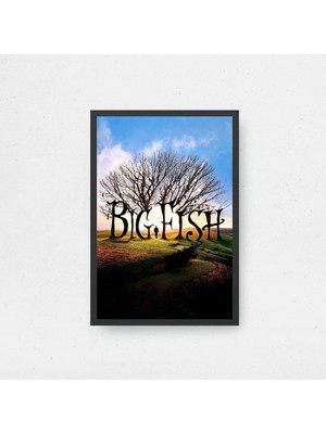 Big Fish Film Posteri Çerçeveli Tablo Sinema Odası Duvar Dekoru