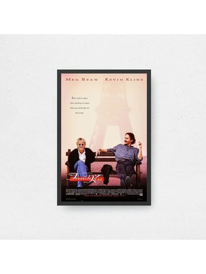 French Kiss Film Posteri Çerçeveli Tablo Sinema Odası Duvar Dekoru