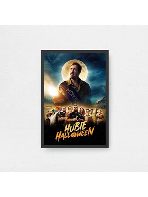 Hubie Halloween Film Posteri Çerçeveli Tablo Sinema Odası Duvar Dekoru
