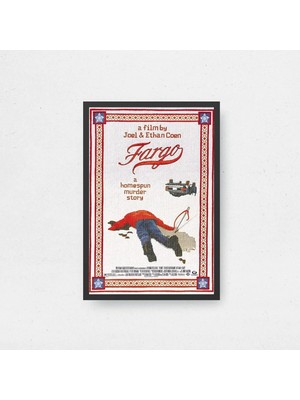 Fargo Tasarım 2 Film Posteri Çerçeveli Tablo Sinema Odası Duvar Dekoru