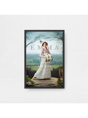 Emma Film Posteri Çerçeveli Tablo Sinema Odası Duvar Dekoru