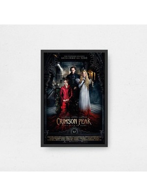 Crimson Peak Film Posteri Çerçeveli Tablo Sinema Odası Duvar Dekoru