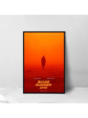 Blade Runner Tasarım 3 Film Posteri Çerçeveli Tablo Sinema Odası Duvar Dekoru
