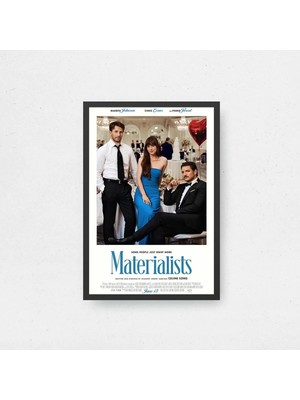Materialists Film Posteri Çerçeveli Tablo Sinema Odası Duvar Dekoru