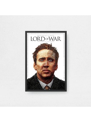 Lord Of War Tasarım 2 Film Posteri Çerçeveli Tablo Sinema Odası Duvar Dekoru