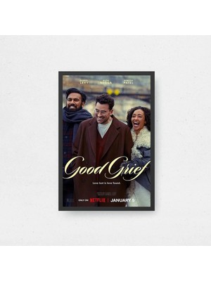 Good Grief Film Posteri Çerçeveli Tablo Sinema Odası Duvar Dekoru