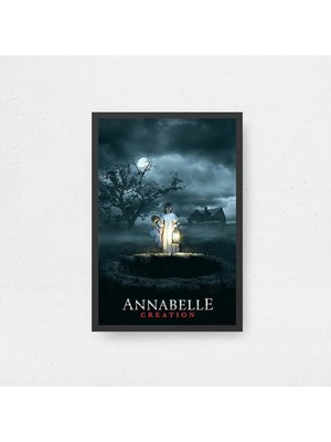 Annabelle Creation Film Posteri Çerçeveli Tablo Sinema Odası Duvar Dekoru