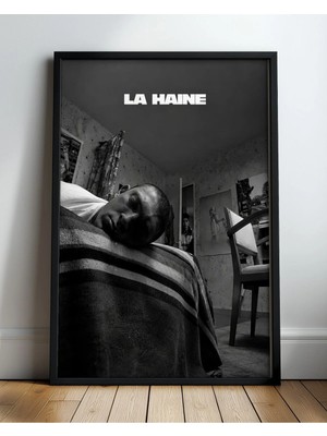 La Haine Tasarım 2 Film Posteri Çerçeveli Tablo Sinema Odası Duvar Dekoru