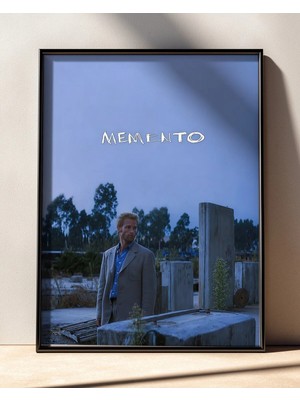 Memento Tasarım 4 Film Posteri Çerçeveli Tablo Sinema Odası Duvar Dekoru