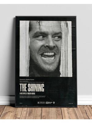 The Shining Tasarım 2 Film Posteri Çerçeveli Tablo Sinema Odası Duvar Dekoru