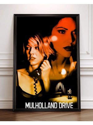 Mulholland Drive Tasarım 3 Film Posteri Çerçeveli Tablo Sinema Odası Duvar Dekoru