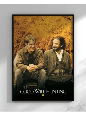 Good Will Hunting Tasarım 8 Film Posteri Çerçeveli Tablo Sinema Odası Duvar Dekoru