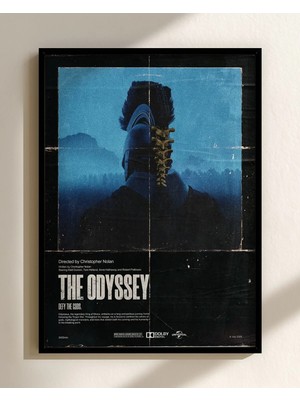 The Odyssey Christopher Nolan Tasarım 6 Film Posteri Çerçeveli Tablo Sinema Odası Duvar Dekoru