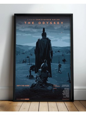 The Odyssey Christopher Nolan Tasarım 5 Film Posteri Çerçeveli Tablo Sinema Odası Duvar Dekoru