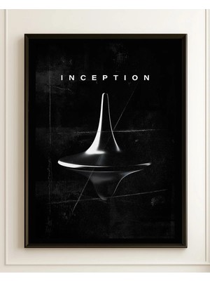 Inception Tasarım 5 Film Posteri Çerçeveli Tablo Sinema Odası Duvar Dekoru
