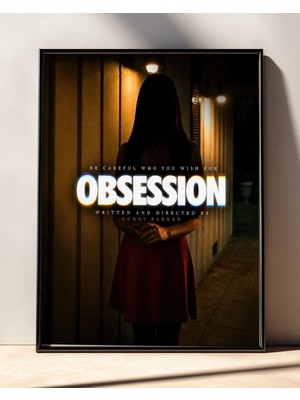 Obsession Movie Tasarım 2 Film Posteri Çerçeveli Tablo Sinema Odası Duvar Dekoru