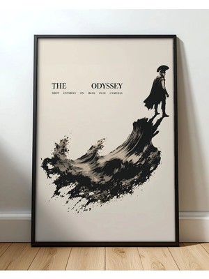 The Odyssey Minimalist Tasarım 2 Film Posteri Çerçeveli Tablo Sinema Odası Duvar Dekoru
