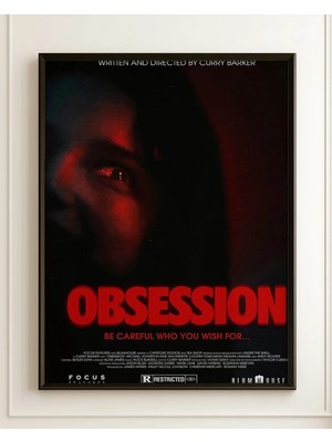 Obsession Tasarım 11 Film Posteri Çerçeveli Tablo Sinema Odası Duvar Dekoru