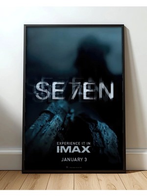 SE7EN Tasarım 5 Film Posteri Çerçeveli Tablo Sinema Odası Duvar Dekoru