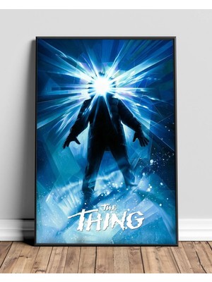The Thing Tasarım 2 Film Posteri Çerçeveli Tablo Sinema Odası Duvar Dekoru