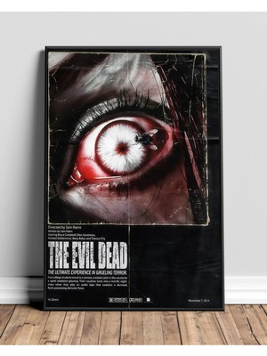 The Evil Dead Tasarım 2 Film Posteri Çerçeveli Tablo Sinema Odası Duvar Dekoru