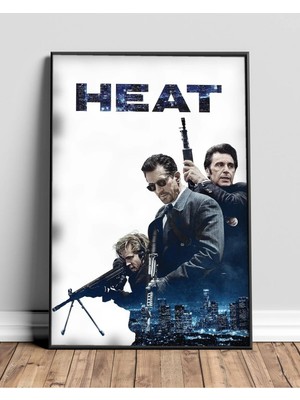 Heat Tasarım 13 Film Posteri Çerçeveli Tablo Sinema Odası Duvar Dekoru