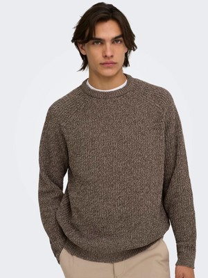 Only & Sons Onsjoın Rlx Ls Raglan Knıt Falcon