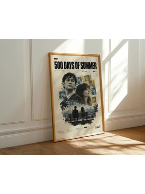 500 Days Of Summer Film Posteri Çerçeveli Tablo Sinema Odası Duvar Dekoru