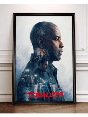 The Equalizer Film Posteri Çerçeveli Tablo Sinema Odası Duvar Dekoru