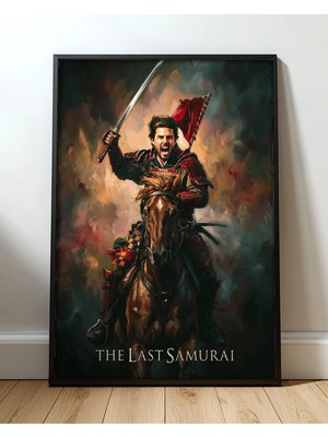 The Last Samurai Film Posteri Çerçeveli Tablo Sinema Odası Duvar Dekoru