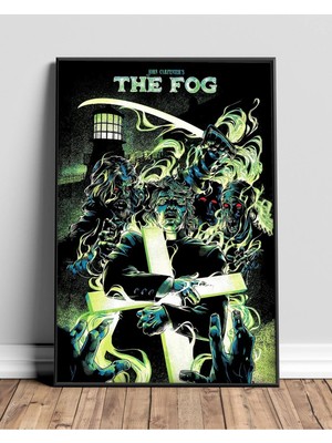 The Fog Film Posteri Çerçeveli Tablo Sinema Odası Duvar Dekoru