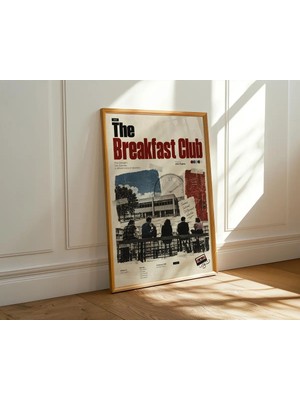 The Breakfast Club Film Posteri Çerçeveli Tablo Sinema Odası Duvar Dekoru