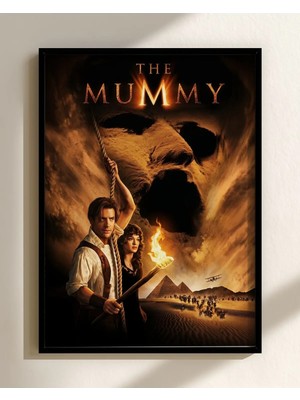 The Mummy Film Posteri Çerçeveli Tablo Sinema Odası Duvar Dekoru